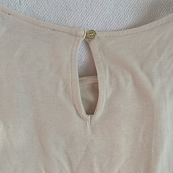 The Limited Tan Beaded neck top XS - Picture 4 of 4